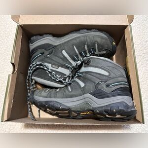 Keen Gypsum Mid Women’s Hiking Boots 9 Raven Alaska Blue